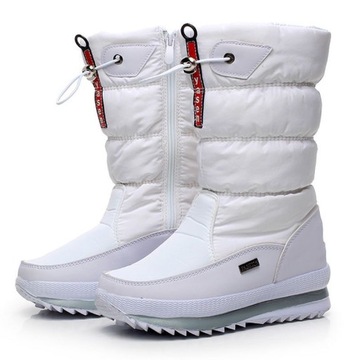 BUTY ZIMOWE ŚNIEGOWCE CIEPŁE KOZAKI WYSOKIE 36-42