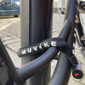 ZAPIĘCIE ROWEROWE ŁAŃCUCH ZAPIĘCIE DO ROWERU MUVIKE SOLID 900/6K 90 cm 6 mm