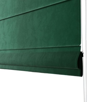 Roleta rzymska gotowa Welwet zielony 160cmx170cm