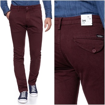 Męskie spodnie chinosy Lee CHINO W30 L32