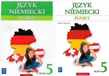 J. Niemiecki Punkt 5 KOMPLET PODR.+ ĆW.
