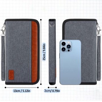 СУМКА ДЛЯ ПАСПОРТА ДЕРЖАТЕЛЬ ДЛЯ ПАСПОРТА RFID КОШЕЛЕК