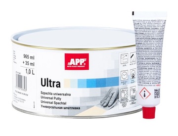 Szpachla uniwersalna z utwardzaczem BEŻOWA | Ultra 1L | APP