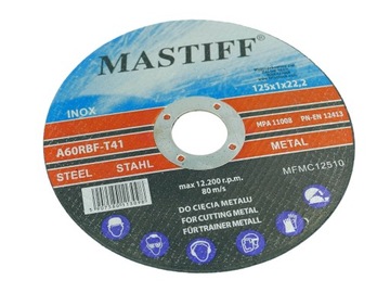 ДИСК INOX ДЛЯ РЕЗКИ МЕТАЛЛА 125 x 1,0 мм