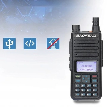 РАДИОТЕЛЕФОН BAOFENG BF-H6 10 Вт ДЛЯ ПРОСЛУШИВАНИЯ 2200 МАЧ