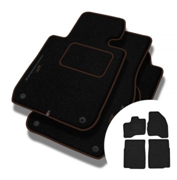 Velurové koberce Performance pro Ford Explorer V 2010-2019 délka koberce