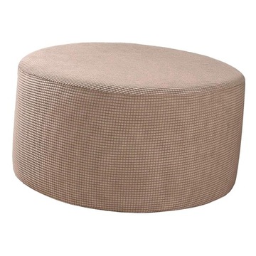 Elastyczne okrągłe osłony otomańskie Rozciągliwe osłony otomańskie do przechowywania Kahki