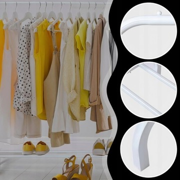 НАПОЛЬНАЯ ВЕШАЛКА ДЛЯ ОДЕЖДЫ ОБУВИ БЕЛАЯ ШКАФ