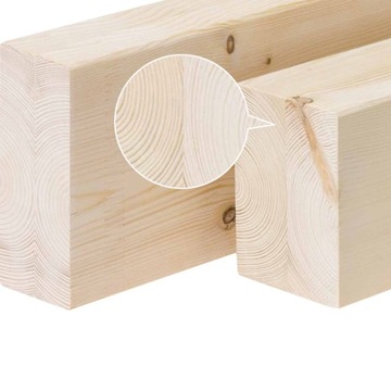 Kantówka klejona i strugana 140x140 mm C24 KVH DUO