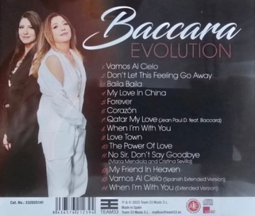 Baccara – Evolution 2025 ALBUM CD Italo