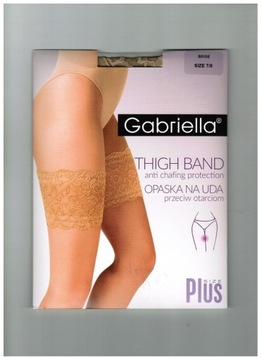 Opaska na uda przeciw otarciom Gabriella Beige 7/8