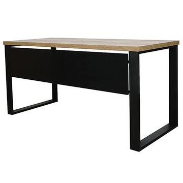 BIURKO ,,ORION'' LOFT 160CM Z BLENDĄ DĄB HALIFAX TABAK PRODUKT POLSKI!