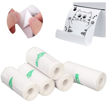 PAPIER TERMICZNY SAMOPRZYLEPNY DRUKARKA TERMICZNA DRUKUŚ 5 ROLEK