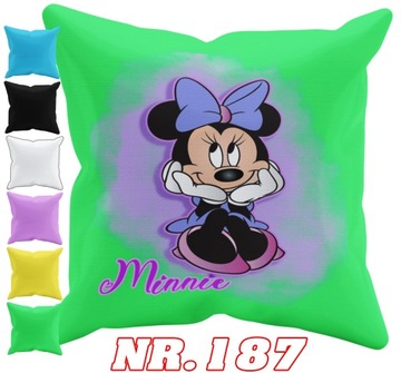 POSZEWKA NA PODUSZKĘ JAŚKA DO PRZEDSZKOLA MYSZKA MINNIE + IMIĘ GRATIS