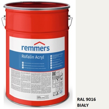 ROFALIN ACRYL FARBA KRYJĄCA 10 L RAL 9016 BIAŁY