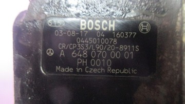 MERCEDES E TŘÍDA W211 2.7 CDI 07R 177KM A6480700001 ČERPADLO VSTŘIKOVAČE