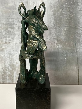 Modernistyczne Popiersie Konia z Ażurowym Wzorem -