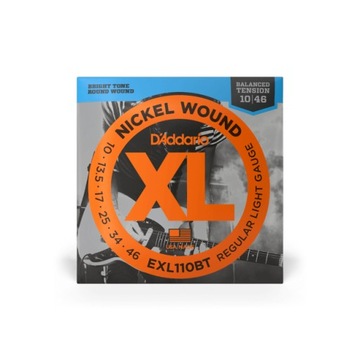 Struny D'ADDARIO EXL110BT (10-46) - Struny do gitary elektrycznej
