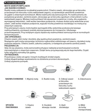 Коврик самонадувающийся Метеор 200×66×3,8 см морской