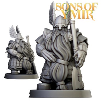 Dwarfs Veterans Core - Wielki Topór 3 Pozy