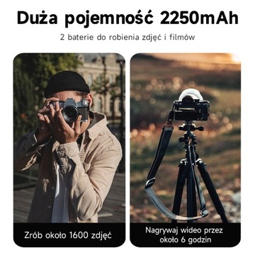 3 sztuki NP-FW50 Li-ion Battery + LCD Smart Charger do Sony ZV-E10 A7 A7R A7RII