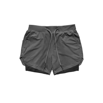 2022 Running Gym Men 2 in 1 Sports Jogging Shorts