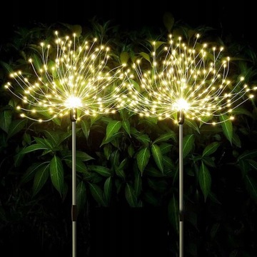 2x СОЛНЕЧНАЯ ЛАМПА ДЛЯ САДОВОГО УКРАШЕНИЯ ОДУВШИНКИ 150 LED