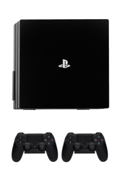 Настенная вешалка на 4 крепления для консоли PS4 PRO, черная