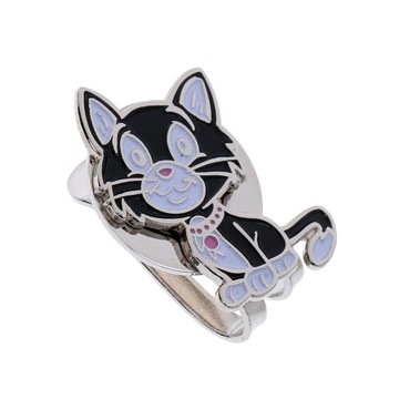 Alloy Black Pattern Golf Clip & Ball Marker Golf Training Tool Cat