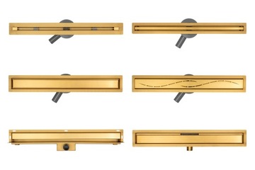 ЛИНЕЙНЫЙ СЛИВ 2в1, нержавеющая сталь, НИЗКИЙ СИФОН, 100 см