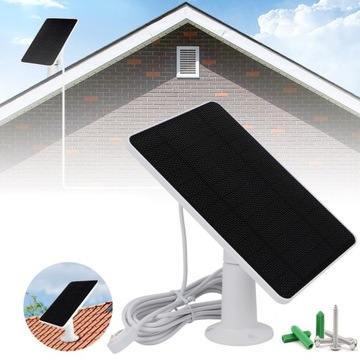 СОЛНЕЧНАЯ ПАНЕЛЬ ДЛЯ НАРУЖНОЙ КАМЕРЫ БЕЗОПАСНОСТИ, ВОДОНЕПРОНИЦАЕМАЯ