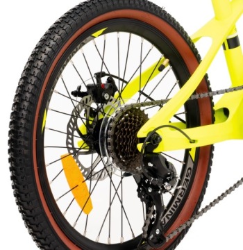 ДЕТСКИЙ ВЕЛОСИПЕД 20 GÓRAL GERMINA MTB ВЕЛОСИПЕД с переключателем Shimano + диски