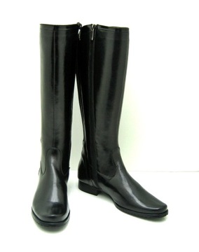 -% Женские ботинки, ЧЕРНЫЕ, УТЕПЛЕННЫЕ КОЖАНЫЕ Сапоги, размер 36