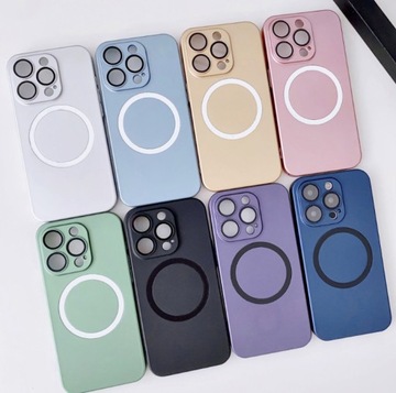МАТОВЫЙ КОРПУС MAGSAFE ДЛЯ IPHONE 13 PRO MAX COLORS + ЗАКАЛЕННОЕ СТЕКЛО
