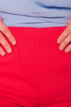 Spodnie zwężana nogawka CEVLAR czerwony r.52