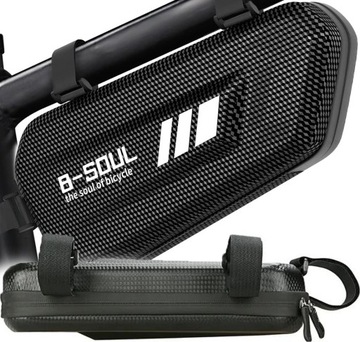 SAKWA ROWEROWA POD RAMĘ SASZETKA TORBA NA ROWER WODOODPORNA MOCNA SZTYWNA