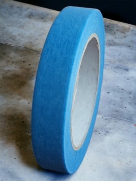 Лента малярная синяя синяя КАЧЕСТВО точная 19мм 50м ХИТ