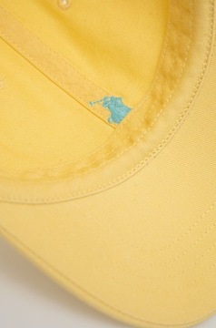 Polo Ralph Lauren Czapka bawełniana 710667709043 kolor żółty gładka 7106677