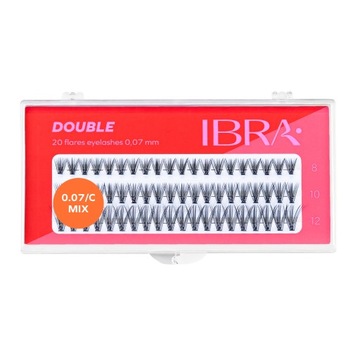 Kępki rzęs double MIX IBRA Makeup