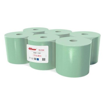 Ręcznik papierowy R130 CLIVER 5982 zielony 6 szt.