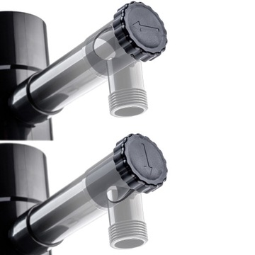 ZBIERACZ ŁAPACZ DESZCZÓWKI WODY DESZCZOWEJ Z RYNNY ZAWOREM CHWYTACZ 90mm