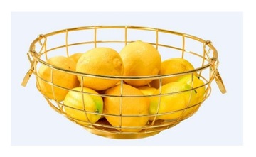 KOSZ NA OWOCE WARZYWA PATERA ZŁOTA