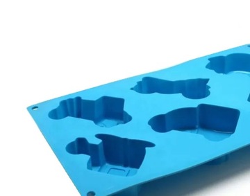 Forma silikonowa do odlewów świec mydła pojazdy samochody autka traktor 3D