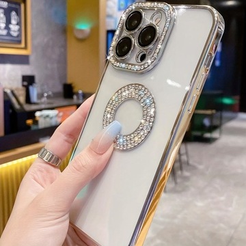 Sztuczny Diament Ochronne Etui Na Telefon IPhone Z Serii 14-15