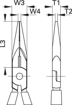 ПЛОСКОГУБЦЫ 200MM 8132-200-JC GEDORE