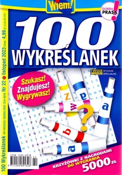 100 Wykreślanek Wiem! Nr 22/2023.