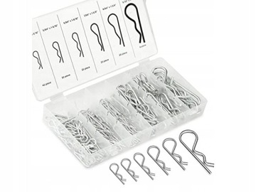 ZESTAW ZAWLECZEK SPRĘŻYNOWYCH 2.4-4mm 150 SZTUK