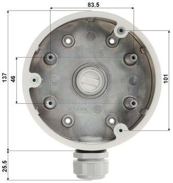 АДАПТЕР HIKVISION DS-1280ZJ-PT6
