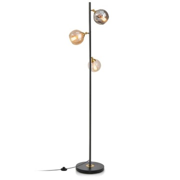 1477.Lampa podłogowa z 3 kloszami 162 cm