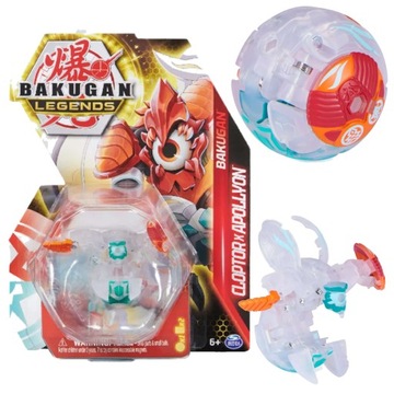 BAKUGAN LEGENDS CLOPTOR X APOLLYON FIGURKA + KARTY